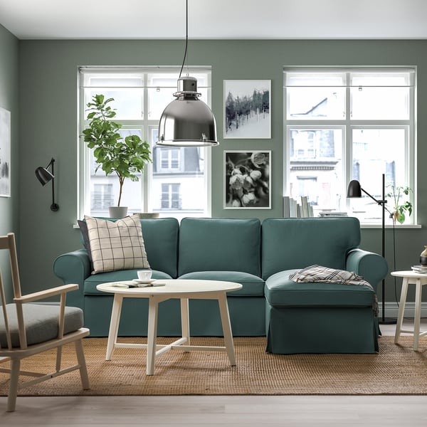 UPPLAND Módulo seccional, 4 plazas, Kelinge gris turquesa