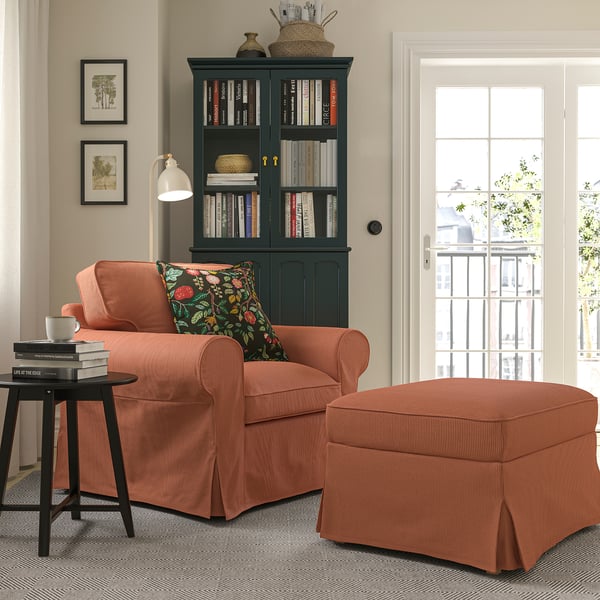UPPLAND Sillón, Kelinge color ladrillo