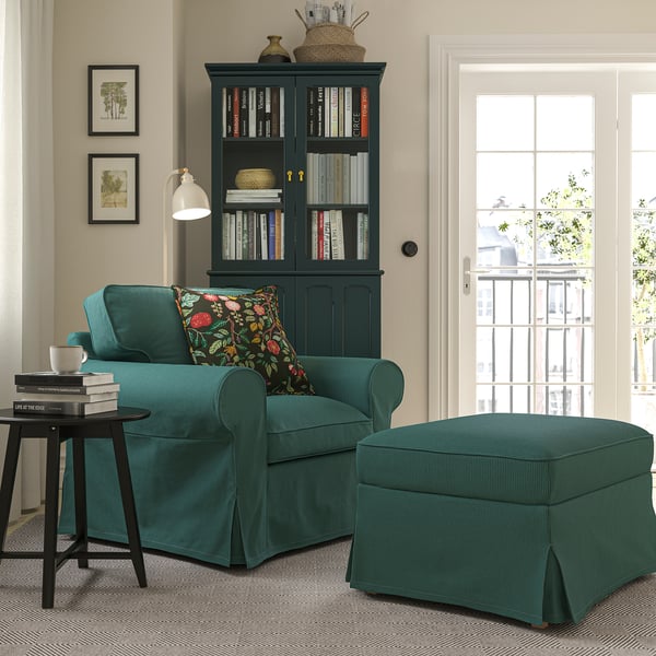 UPPLAND Sillón, Kelinge gris turquesa