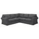 UPPLAND Sofá esquinero, 4 plazas, Kelinge antracita