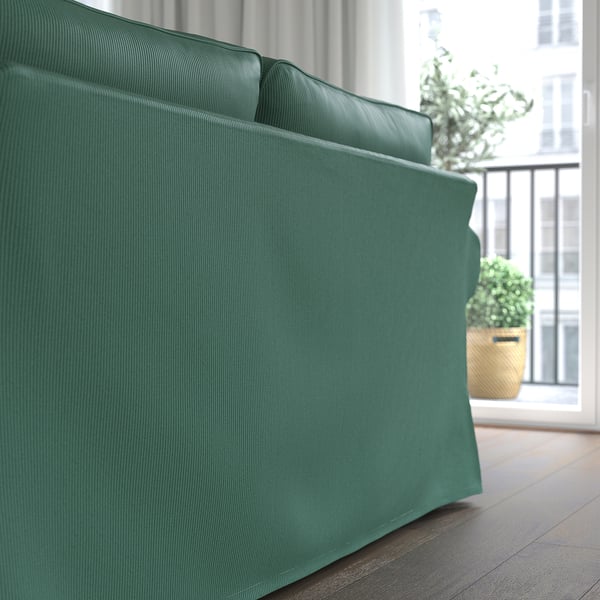 UPPLAND Sofá esquinero, 4 plazas, Kelinge gris turquesa