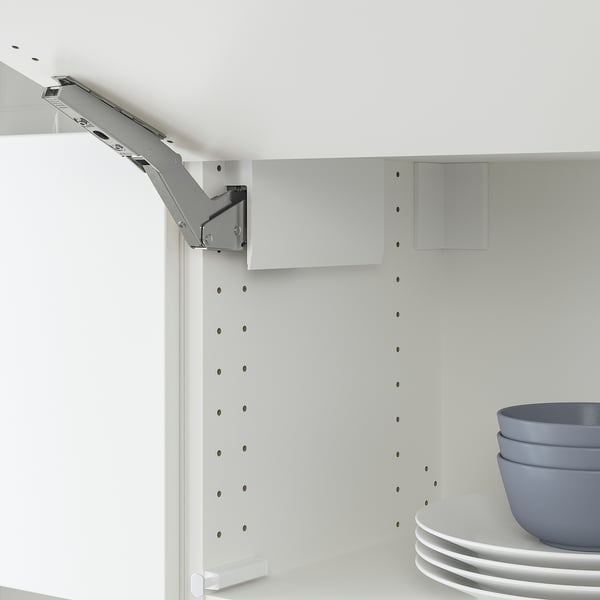 UTRUSTA Bisagra+apertura presión cajón hrzn, blanco