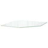UTRUSTA Estante para gabinete pared esquina, vidrio, 26 "