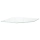 UTRUSTA Estante para gabinete pared esquina, vidrio, 26 "