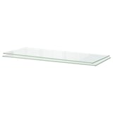 UTRUSTA Estante, vidrio, 36x14 3/4 "