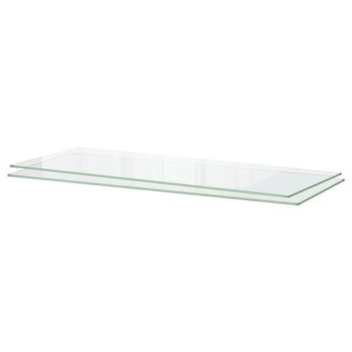 UTRUSTA Estante, vidrio, 36x14 3/4 "