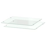 UTRUSTA Estante, vidrio, 15x14 3/4 "