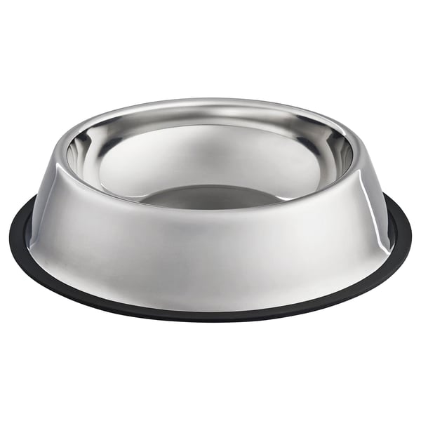 UTSÅDD Tazón para mascotas, metal, 8 ½ "