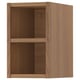 VADHOLMA Almacenamiento abierto, marrón/fresno teñido, 9x14 3/8x15 "