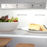 VÄLGRUNDAD Refrigerador+congelador inferior, acero inoxidable, 19 cu.ft