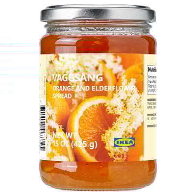 VAGGSÅNG Crema de naranja+flor de saúco, 15 oz