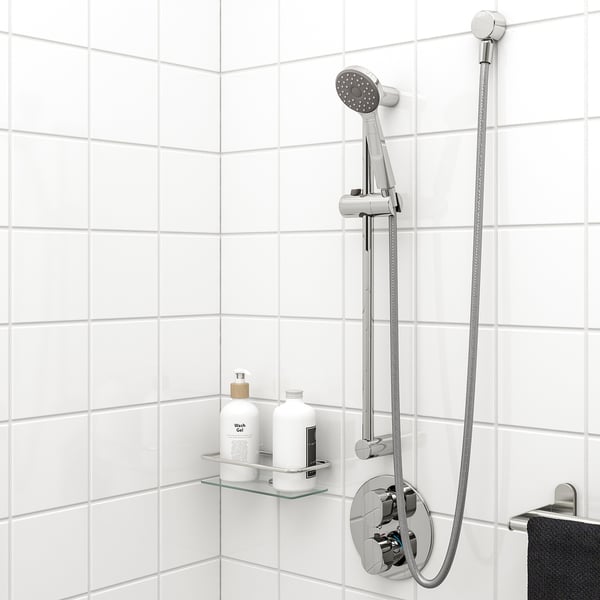 VALLAMOSSE Riel ajustable pared+ducha, cromado