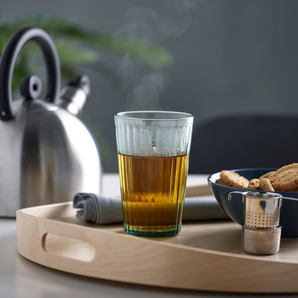 VARDAGEN Vaso, turquesa claro, 15 oz
