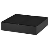 VARDÖ Caja de almacenaje para cama, negro, 25 5/8x27 1/2 "
