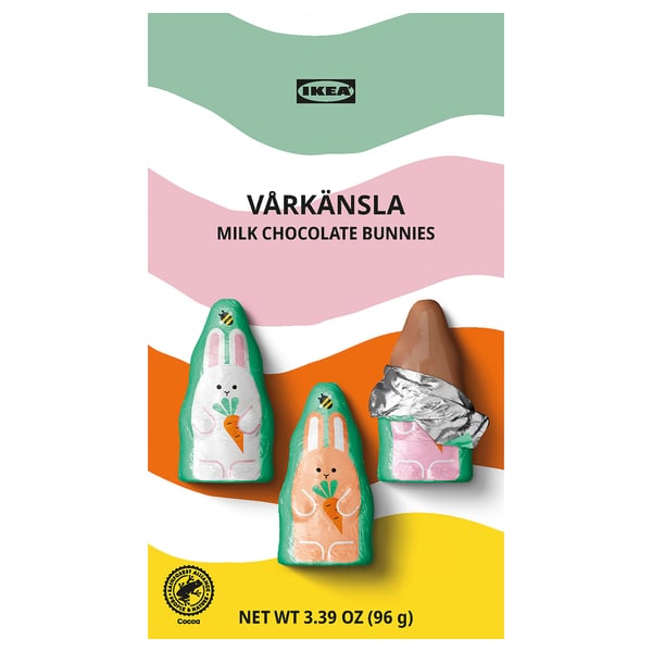 VÅRKÄNSLA Bolsa conejitos chocolate con leche, 3 oz