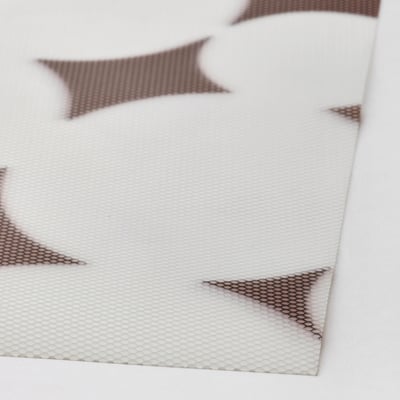 VÅRKLYNNE Mantel individual, con diseño negro/blanco, 14 ¼x11 ½ "