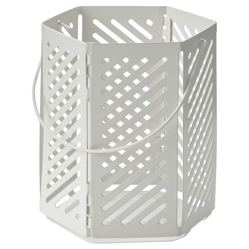 VÅRSYREN Farolillo para vela pequeña, blanco, 5 "