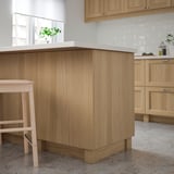 VEDHAMN Pata de esquina, roble, 4 3/8 "