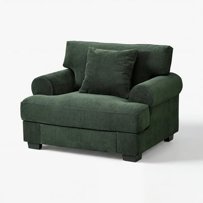 VENNGARN Sillón de 1.5 plazas, Johanneshov verde oscuro