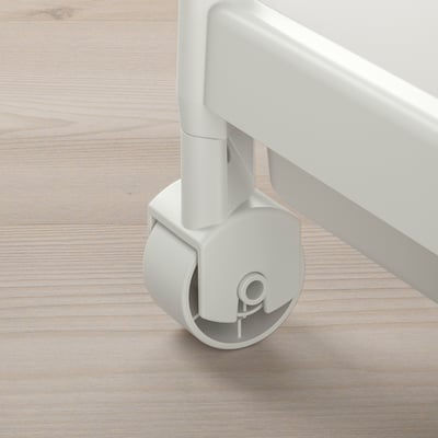 VESKEN Carrito, blanco, 21 1/4x7 1/8x28 "