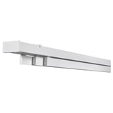 VIDGA Juego cortinas paneladas, montado al techo/blanco