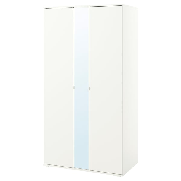 VIHALS Armario+ 2 puertas, blanco, 41 3/8x22 1/2x78 3/4 "