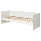 VIHALS Estructura de diván, blanco, Tamaño twin