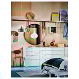 VIHALS Gavetero de 4 cajones, blanco/función de anclaje/desbloqueo, 27 1/2x18 1/2x35 3/8 "