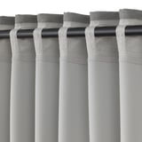 VILBORG Cortinas opacas, 1 par, gris, 57x84 "