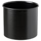 VINDFLÄKT Florero, negro, 10 "