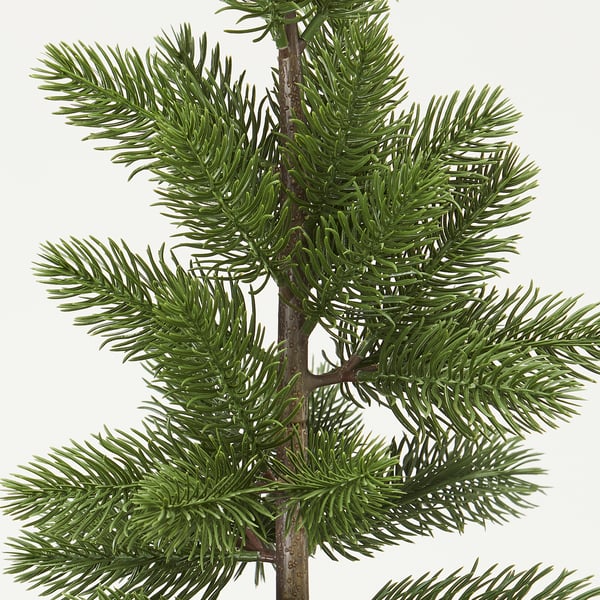 VINTERFINT Planta artificial en maceta, interior/exterior/árbol de navidad verde, 6 ¾ "
