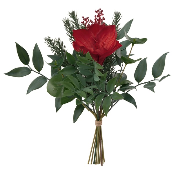 VINTERFINT Ramo artificial, interior/exterior/rojo, 13 ¾ "