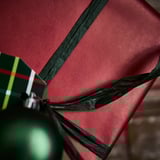 VINTERFINT Rollo de papel de regalo, rojo, 10x2.30 '/22.60 pie²