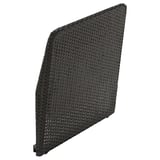 VITTSKÄR Respaldo sofá modular, exterior, ratán de plástico exterior/gris oscuro