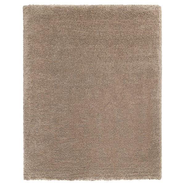 VOLLERSLEV Alfombra, pelo largo, beige, 7 ' 10 "x10 '