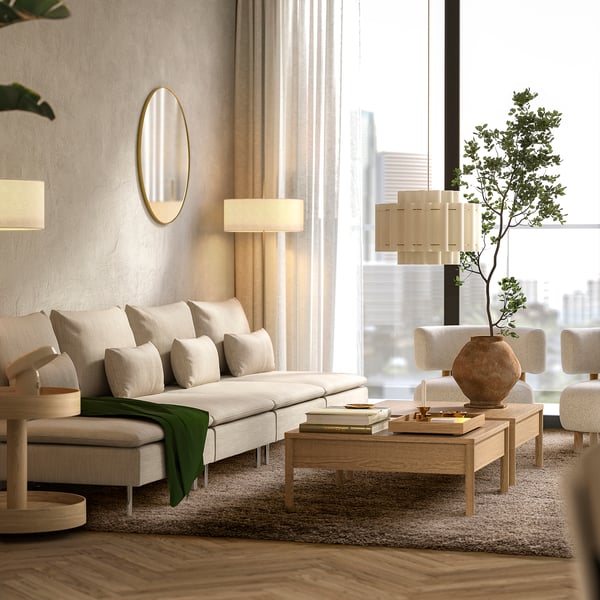 VOLLERSLEV Alfombra, pelo largo, beige, 7 ' 10 "x10 '