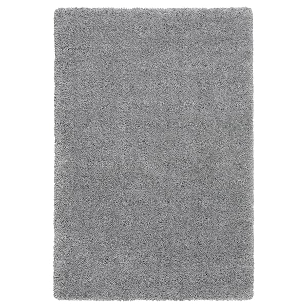 VOLLERSLEV Alfombra, pelo largo, gris, 5 ' 3 "x7 ' 7 "