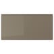 VOXTORP Frente de cajón, alto brillo marrón grisáceo oscuro, 30x15 "