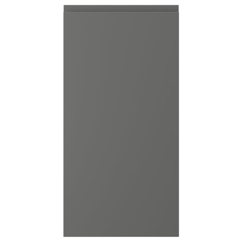 VOXTORP Puerta, gris oscuro, 15x30 "