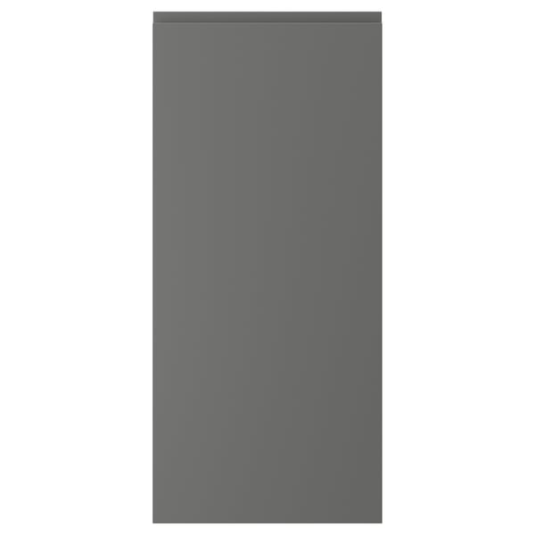 VOXTORP Puerta, gris oscuro, 18x40 "