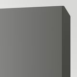 VOXTORP Puerta, gris oscuro, 15x50 "